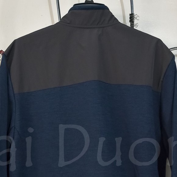 Orvis men bonded mesh full-zip Jacket BLUE - Picture 9 of 12